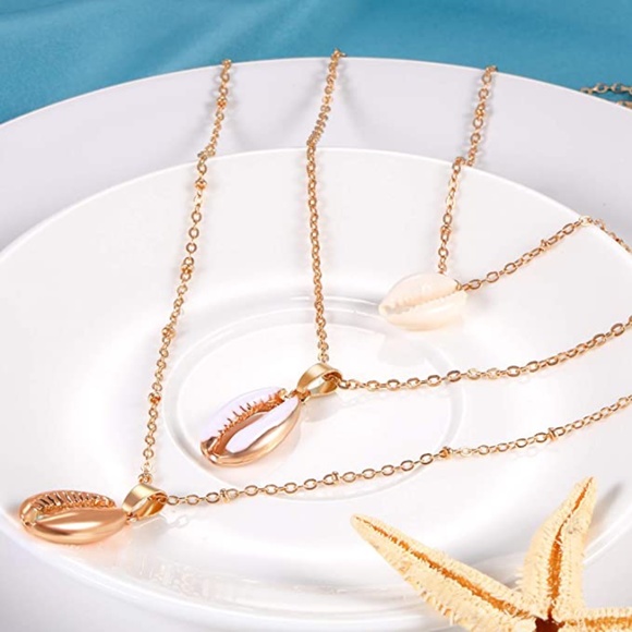 HPπBoho Tiered Seashell Necklace - Picture 7 of 9